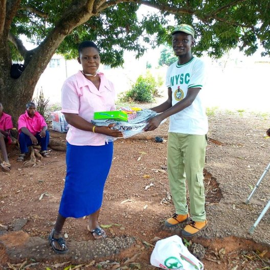 Symbolic Presentation of items donated